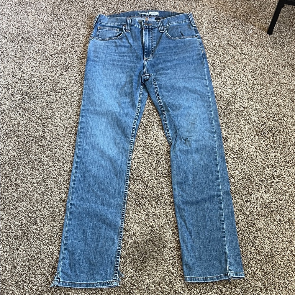 Carhartt Men's Straight Blue Jeans